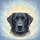 Luminous Black Labrador Retriever Dreamy Sky Hearts - Dog Mom Gift Spare Tire Cover - 6