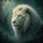 Majestic White Lion Profile - Wildlife Lover Gift for Lion Enthusiast Spare Tire Cover - 6