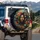 African American Woman Dahlia Hummingbird Butterflies - Nature Lover Gift Spare Tire Cover - 3
