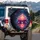 Brilliantly Glowing Lotus Flower Luminous Water - Home Decor Gift for Yoga Lover Spare Tire Cover - 3