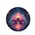 Brilliantly Glowing Lotus Flower Luminous Water - Home Decor Gift for Yoga Lover Spare Tire Cover - 4