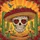 Ornate Calavera Sugar Skull Sombrero Roses Cacti Sunburst - Day of the Dead Gift Spare Tire Cover - 6