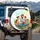 Benevolent Reader Children Wildflowers - Educational Home Decor Gift for Parents Spare Tire Cover - 3