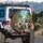 Siberian Huskies Sunglasses Palm Trees Road Trip - Road Trip Gift for Husky Lovers Spare Tire Cover - 3