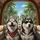Siberian Huskies Sunglasses Palm Trees Road Trip - Road Trip Gift for Husky Lovers Spare Tire Cover - 6