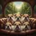 English Bulldogs Rich Leather Interior Winding Road - Dog Lover Gift Spare Tire Cover - 6