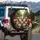 English Bulldogs Rich Leather Interior Winding Road - Dog Lover Gift Spare Tire Cover - 3