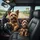 Yorkie Dogs Driving Car & Puppy Passenger - Dog Lover Vehicle Decor Gift Spare Tire Cover - 6