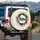 Jesus Calligraphy Ink Brushstrokes - Christian Faith Lifestyle Gift for Believers Spare Tire Cover - 3