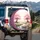 Cherry Blossom River Flowers Landscape - Outdoor Vehicle Decor Spare Tire Cover - 3