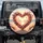 Pink Peach Rose Heart Wreath Beach Butterflies - Coastal Nature Lover Gift Spare Tire Cover - 1