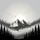 Majestic Mountain Range Sun Pine Trees Birds - Outdoor Adventure Gift Spare Tire Cover - 6