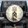 White Lion Hooded Figure Silver Armor Golden Broadsword - Fantasy Lover Gift Spare Tire Cover - 1