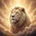 Majestic White Lion Intense Yellow Eyes Golden Celestial Sky Ethereal Clouds - Wildlife Lover Home Decor Gift Spare Tire Cover - 6