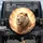 Majestic White Lion Intense Yellow Eyes Golden Celestial Sky Ethereal Clouds - Wildlife Lover Home Decor Gift Spare Tire Cover - 1