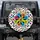 Pop Art Leopard Spots High Contrast Outlined Car Accessory Gift Spare Tire Cover - 1