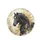 Black Horse White Blaze Beige Cream Gold Leaf - Horse Lover Vehicle Decor Gift Spare Tire Cover - 4