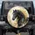 Black Horse White Blaze Beige Cream Gold Leaf - Horse Lover Vehicle Decor Gift Spare Tire Cover - 1