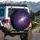 Cosmic Starfield Galaxy Multi-Shaped Stars - Travel Essentials Star Gazer Gift Spare Tire Cover - 3