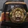 Roaring Lion Head Gold Black Swirls - Wildlife Lover Gift Spare Tire Cover - 5