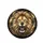 Roaring Lion Head Gold Black Swirls - Wildlife Lover Gift Spare Tire Cover - 4