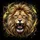 Roaring Lion Head Gold Black Swirls - Wildlife Lover Gift Spare Tire Cover - 6