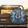 Mystical Wolf Head Glowing Blue Jewel Tribal Lightning Sky - Wildlife Lover Gift Spare Tire Cover - 2