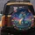 Iridescent Blue Dragon Fantastical Garden Celestial Sky - Fantasy Lover Gift Spare Tire Cover - 5