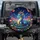 Iridescent Blue Dragon Fantastical Garden Celestial Sky - Fantasy Lover Gift Spare Tire Cover - 1