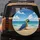 Vibrant Macaw Tropical Sandy Beach Ocean Waves - Tropical Home Decor Gift Spare Tire Cover - 5