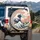 Hokusai Great Wave Mount Fuji Japanese Fishing Boats Home Decor Gift Spare Tire Cover - 3
