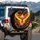 Majestic Phoenix Fiery Glow Cosmic - Fantasy Lover Home Decor Gift Spare Tire Cover - 3