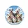 Five Distinct Pitbull Dogs Smiling Cloud Sky - Dog Lover Gift Spare Tire Cover - 4