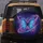 Majestic Blue Butterfly Energetic Swirls - Outdoor Travel Car Accessory Spare Tire Cover - 5