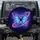 Majestic Blue Butterfly Energetic Swirls - Outdoor Travel Car Accessory Spare Tire Cover - 1