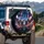 Four Blue-Eyed Siamese Cats Neon Urban Night Cityscape - Cat Lover Automotive Gift Spare Tire Cover - 3