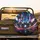 Four Blue-Eyed Siamese Cats Neon Urban Night Cityscape - Cat Lover Automotive Gift Spare Tire Cover - 2