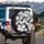 Dense Layered Overlapping Cartoon Cats Tapestry - Cat Lover Car Decor Gift Spare Tire Cover - 3