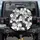 Dense Layered Overlapping Cartoon Cats Tapestry - Cat Lover Car Decor Gift Spare Tire Cover - 1
