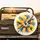 Wooden Baseball Bat Baseball Ball Energetic Paint Burst Sports Fan Gift Spare Tire Cover - 2
