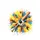 Wooden Baseball Bat Baseball Ball Energetic Paint Burst Sports Fan Gift Spare Tire Cover - 4