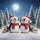 Cartoon Penguins Snow Gift Boxes Winter Wonderland Christmas Gift Spare Tire Cover - 6