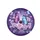 Iridescent Purple Blue Butterfly Rose Celestial Field - Fantasy Lover Gift Spare Tire Cover - 4