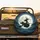 Majestic Witch Flying Broom Full Moon - Dark Fantasy Auto Accessory Spare Tire Cover - 2