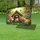 Cheerful Pug Puppy Rustic Doghouse Garden - Garden Decor Gift for Dog Lovers Yard Sign - 4
