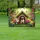 Cheerful Pug Puppy Rustic Doghouse Garden - Garden Decor Gift for Dog Lovers Yard Sign - 5