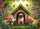 Cheerful Pug Puppy Rustic Doghouse Garden - Garden Decor Gift for Dog Lovers Yard Sign - 6
