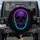Neon Skull Macabre Cyberpunk Decor - Goth Lover Gift Spare Tire Cover - 1