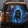 Black Lion Blue Glowing Eyes Lightning Halo Arcane Symbols - Fantasy Lover Gift Spare Tire Cover - 5