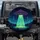 Retro Futuristic UFO Abduction Beam Night Sky - Sci-Fi Fan Gift Spare Tire Cover - 1